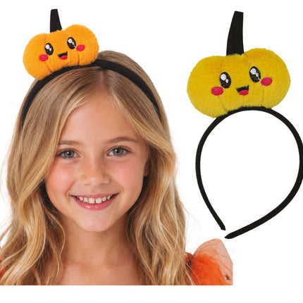 Orange Hairband Pumpkin