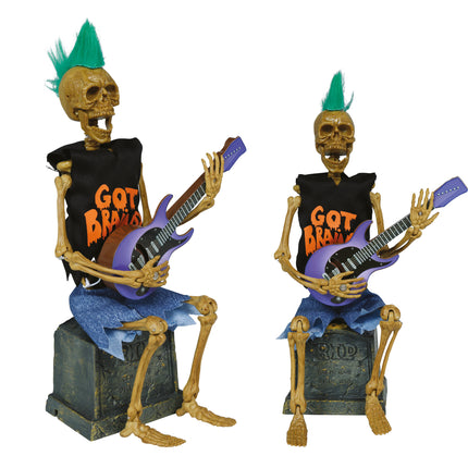 Halloween Skeleton Guitar, 30 cm