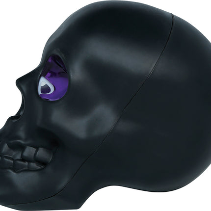 Halloween Skull, Black Smoke, 16 cm