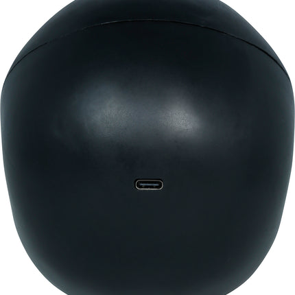 Halloween Skull, Black Smoke, 16 cm
