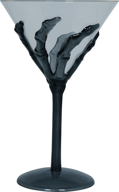 Zwart Wijnglas Hand 18cm