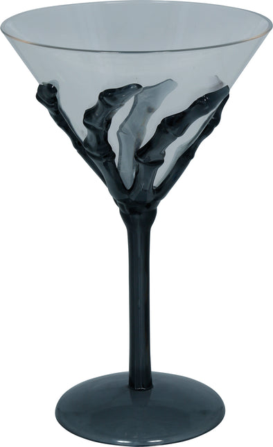 Zwart Wijnglas Hand 18cm