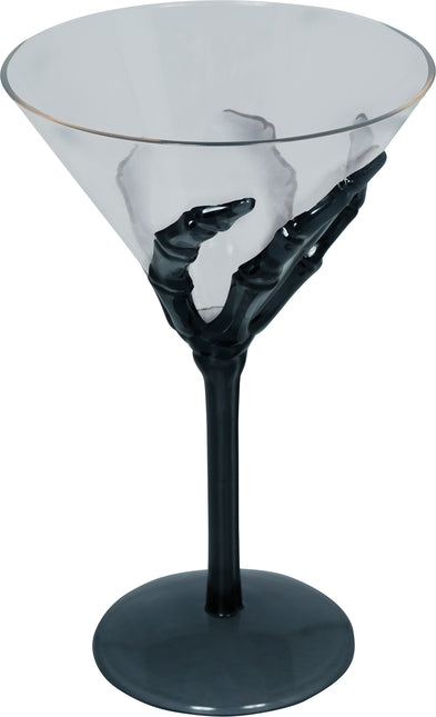 Zwart Wijnglas Hand 18cm