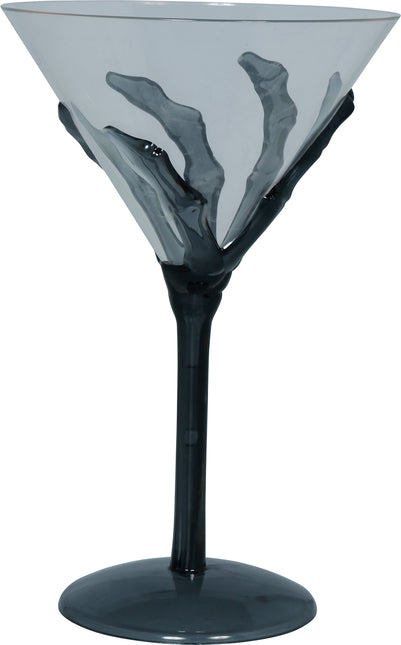 Zwart Wijnglas Hand 18cm