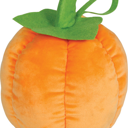 Halloween Plush Toy: Orange Pumpkin, 18 cm