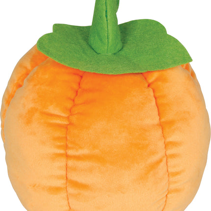 Halloween Plush Toy: Orange Pumpkin, 18 cm