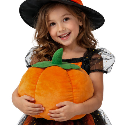 Halloween Plush Toy: Orange Pumpkin, 25 cm