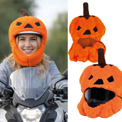 Halloween Pumpkin Orange Helmet Cover