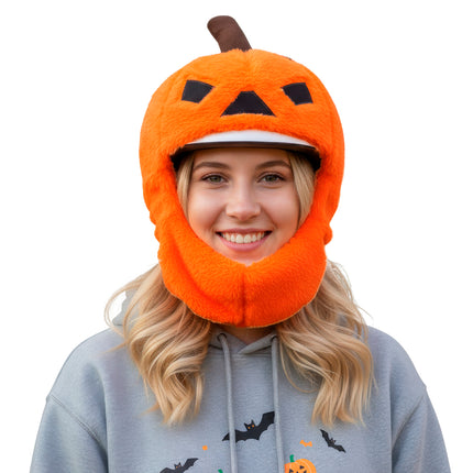 Halloween Pumpkin Orange Helmet Cover