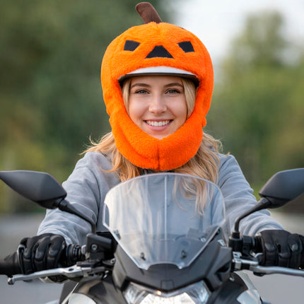 Halloween Pumpkin Orange Helmet Cover