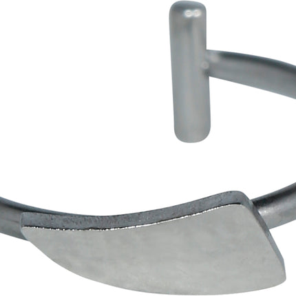 Silver Fake Piercing, Gothic Style, 2-Pack