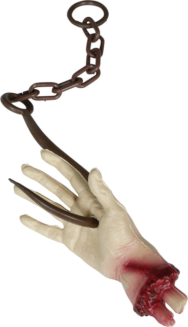 Halloween Nep Hand Met Haak 57cm