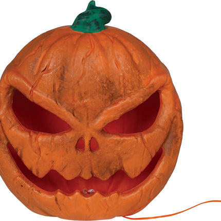 Halloween Orange Pumpkin with Light, 28 cm