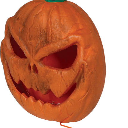 Halloween Orange Pumpkin with Light, 28 cm