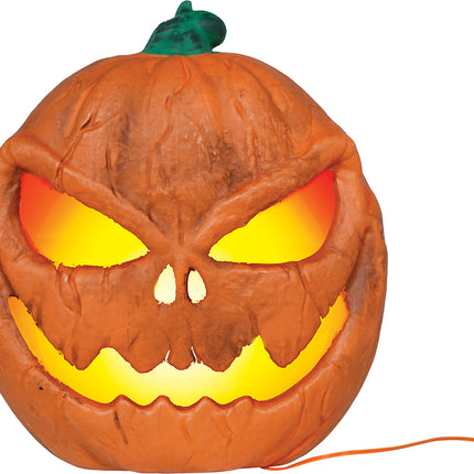 Halloween Orange Pumpkin with Light, 28 cm