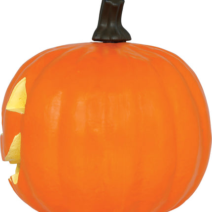 Halloween Orange Foam Pumpkin with Light, 28 cm