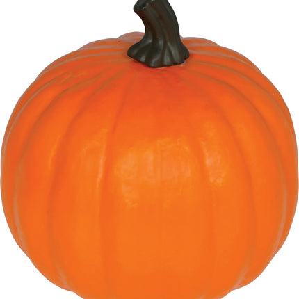 Halloween Orange Foam Pumpkin with Light, 28 cm