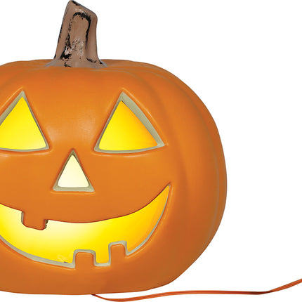 Halloween Smiling Pumpkin with Light, 28 cm