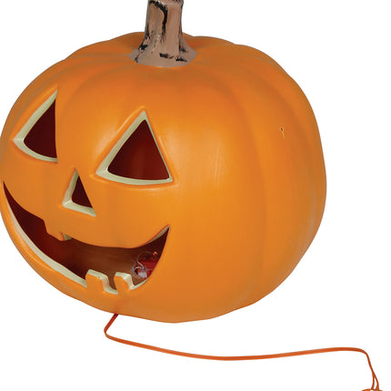 Halloween Smiling Pumpkin with Light, 28 cm