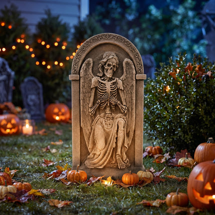 Gray Skeleton Tombstone, 90 cm