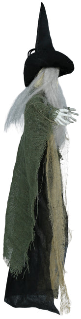 Halloween Pop Hangende Heks 40cm