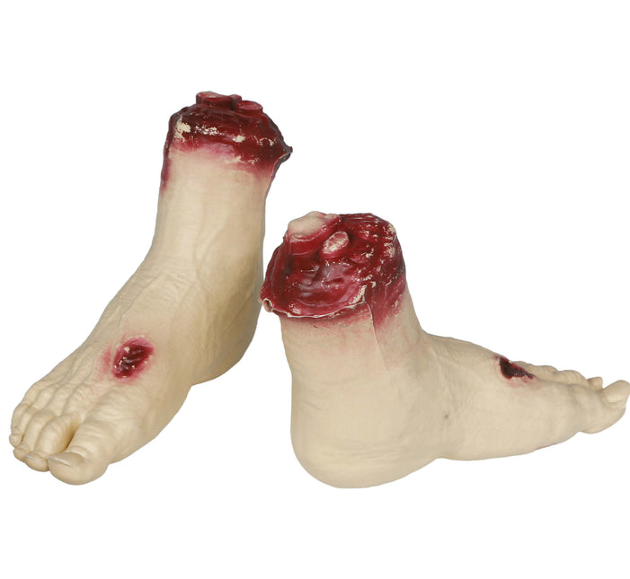 Halloween Nep Voet Afgehakt 25cm
