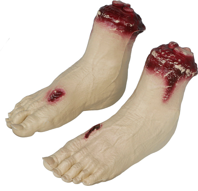 Halloween Nep Voet Afgehakt 25cm