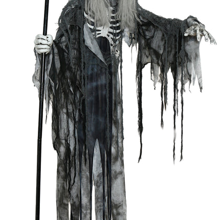 Halloween Skeleton That Flies With Lights, Sounds, and Movement, 2.05 m