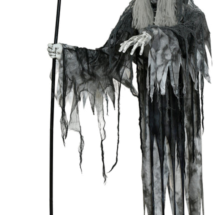 Halloween Skeleton That Flies With Lights, Sounds, and Movement, 2.05 m