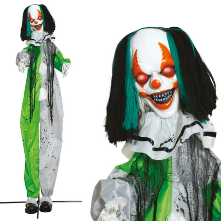 Halloween Pop Clown with Lights, Sounds, and Movement, 2.55 m
