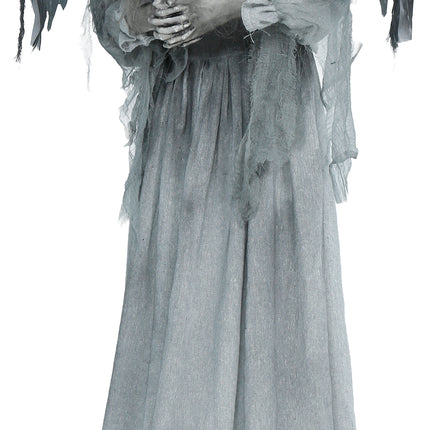 Halloween Pop Dark Angel with Lights, Sounds, and Movement, 1.7 m