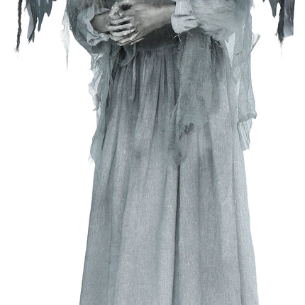 Halloween Pop Dark Angel with Lights, Sounds, and Movement, 1.7 m