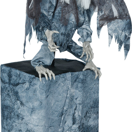 Halloween Pop Demon with Lights, Sound, and Movement, 1.7 m