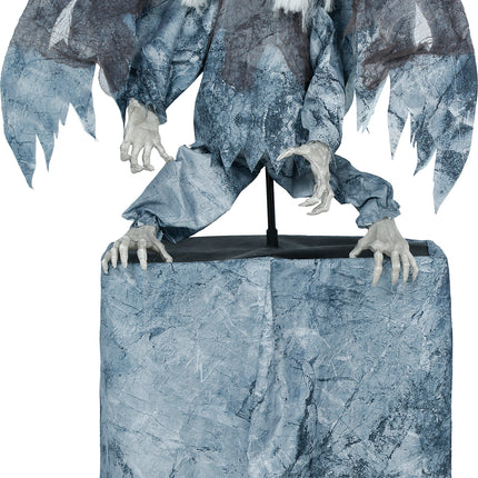 Halloween Pop Demon with Lights, Sound, and Movement, 1.7 m