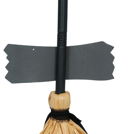 Halloween Broom with Lights, Sounds, and Movement, 70 cm