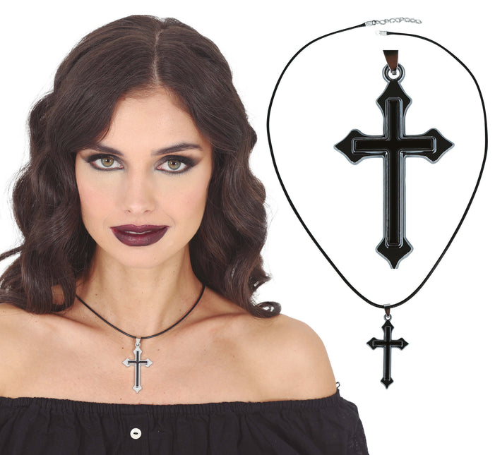 Halloween Ketting Kruis 5cm
