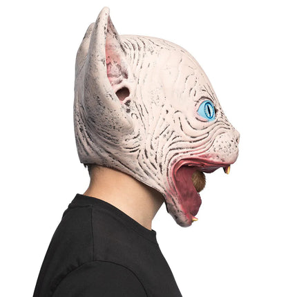 Latex Head Mask: Horror Cat