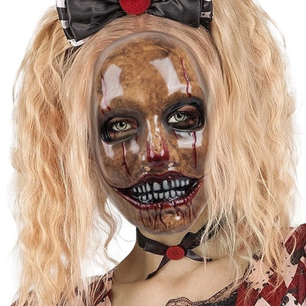 PSYCHO CLOWN MASK - PLASTIC