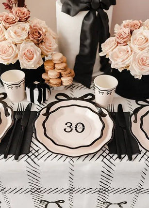 30 Jaar Borden 18cm 6st van Partydeco koop je bij Partywinkel