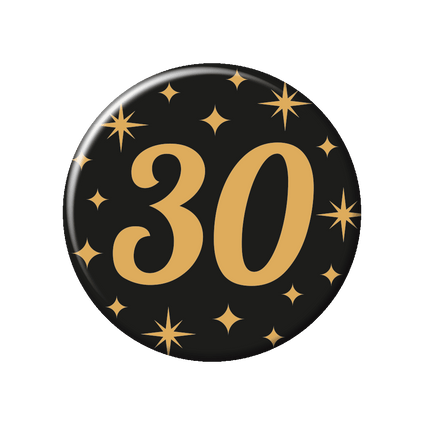 30 Jaar Button van Paper Dreams koop je bij Partywinkel