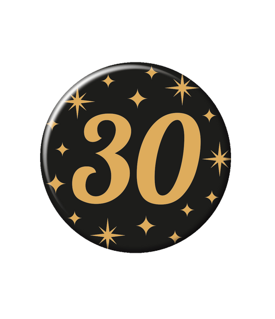 30 Jaar Button van Paper Dreams koop je bij Partywinkel