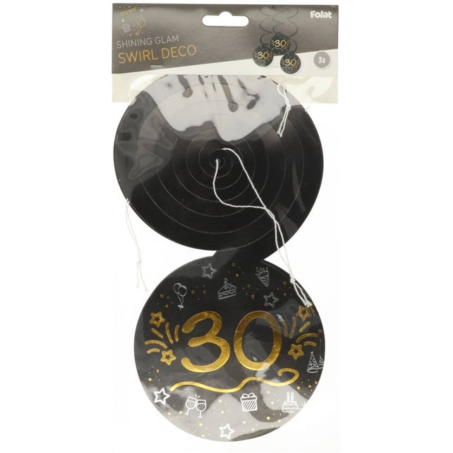 30 Jaar Hangdecoratie 3st van Folat koop je bij Partywinkel