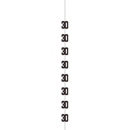 30 Jaar Hangdecoratie Zilver 1,52m van Unique koop je bij Partywinkel