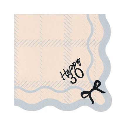30 Jaar Servetten 33cm 12st van Partydeco koop je bij Partywinkel