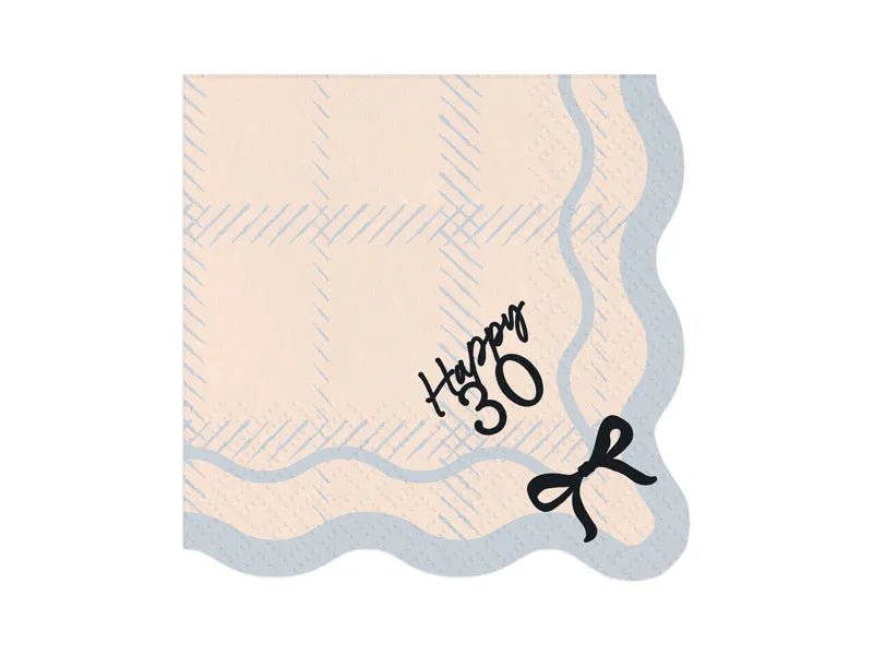 30 Jaar Servetten 33cm 12st van Partydeco koop je bij Partywinkel