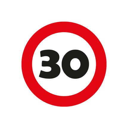 30 Jaar Tafelconfetti 2,5cm van Paper Dreams koop je bij Partywinkel