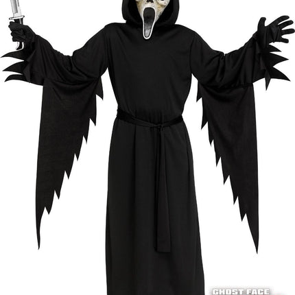 Halloween Costume: Black Child Ghost with Aged Face