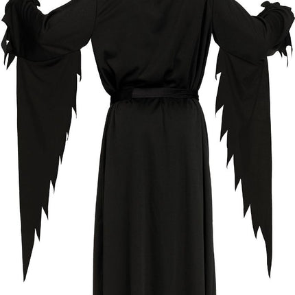 Halloween Costume: Black Child Ghost with Aged Face