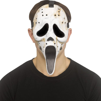 Worn Ghostface Mask