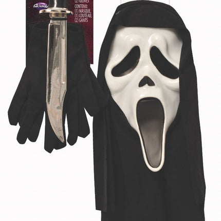 Ghostface 3-Piece Costume Set